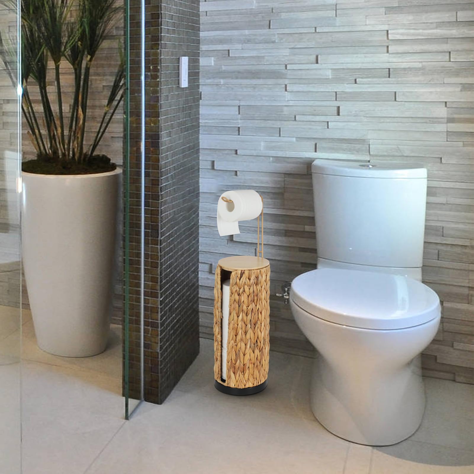 Trongee bathroom organizer keeps essentials nearby for fast routines