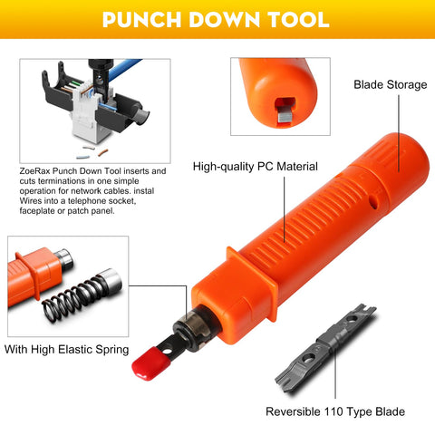 trophable Network Tool Kit cable tester checking LAN continuity.
