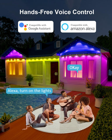 Tropwellhouse Permanent Outdoor Light Pro UV-resistant housing for year-round use