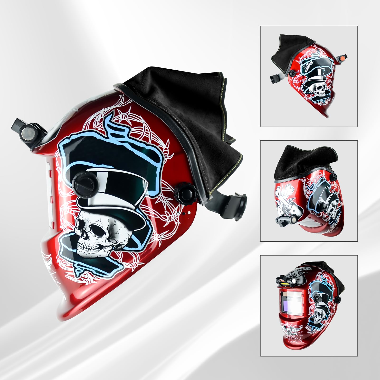 TRQWH bib cover compatible with most welding helmets for versatile use