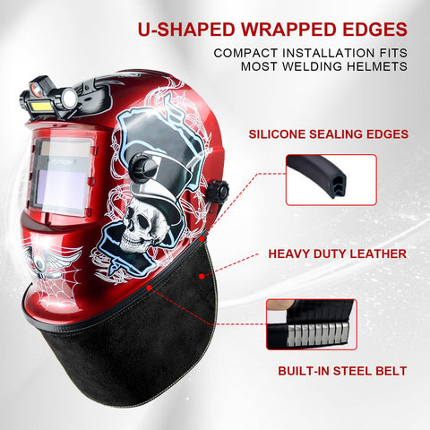 TRQWH edge-seal design keeps the bib edge in place for coverage