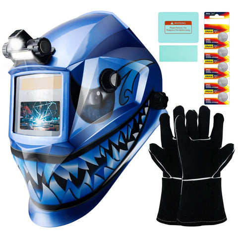 TRQWH welding hood true color view highlights details for safer, precise welding tasks.