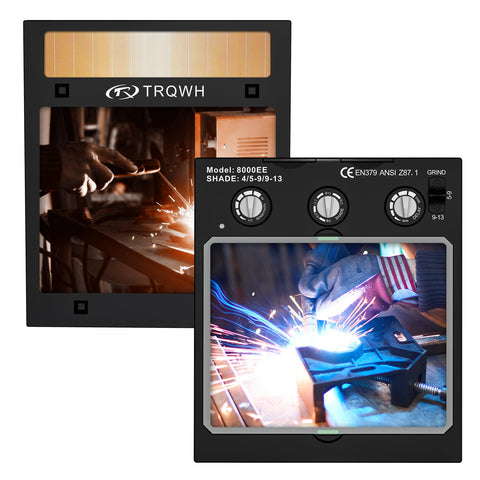 TRQWH welding lens true color view enhances weld visibility and reduces eye strain