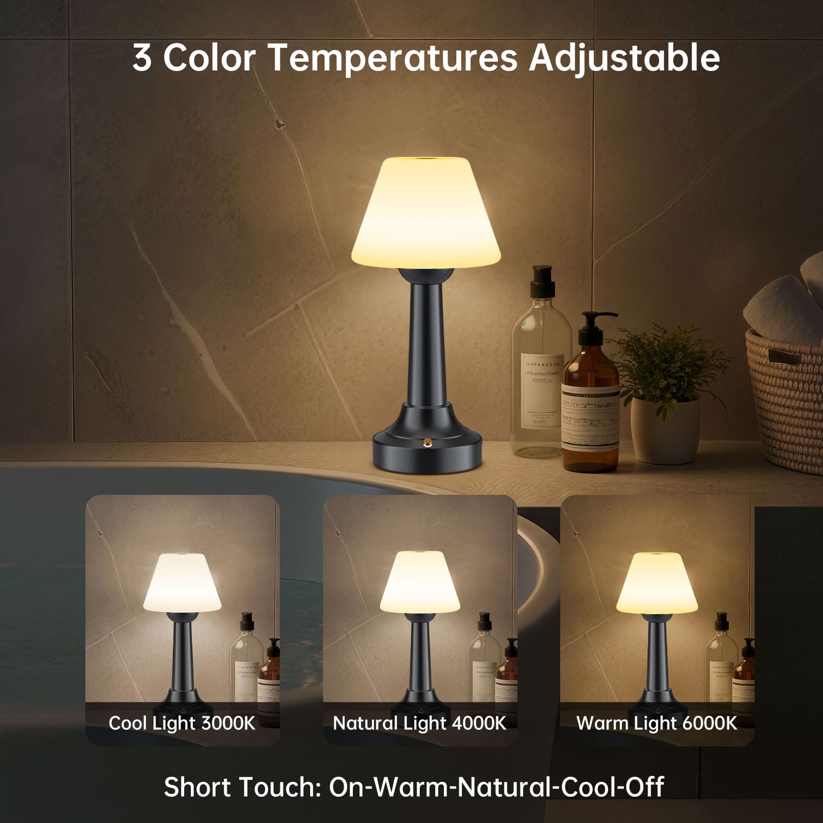 TRRMEZY fog resistant shade provides clear light in damp spaces