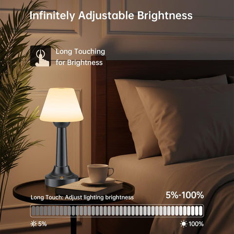 TRRMEZY rustproof metal shell keeps the lamp durable in humid rooms