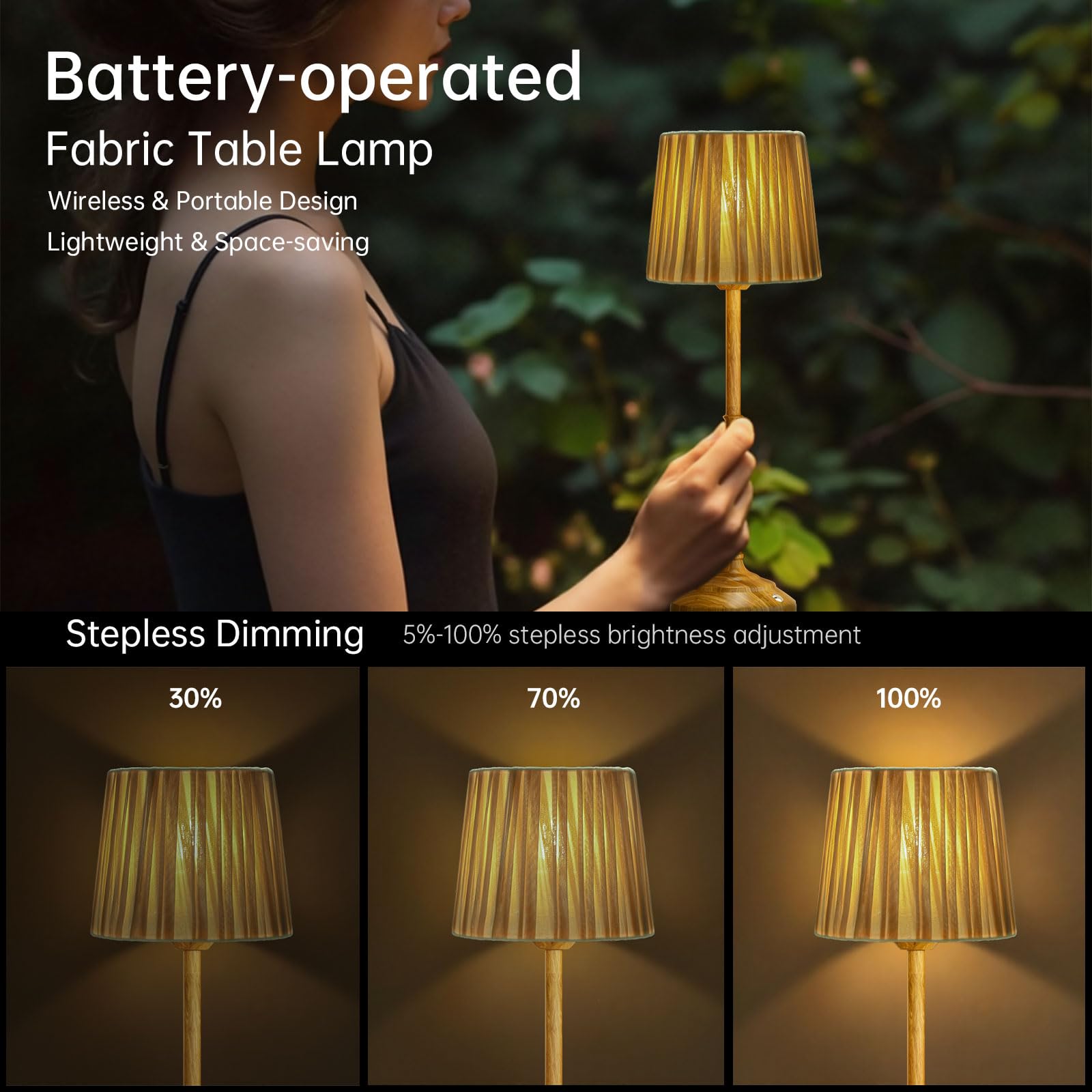 TRRMEZY lamp with USB-C charging keeping power ready for daily use.