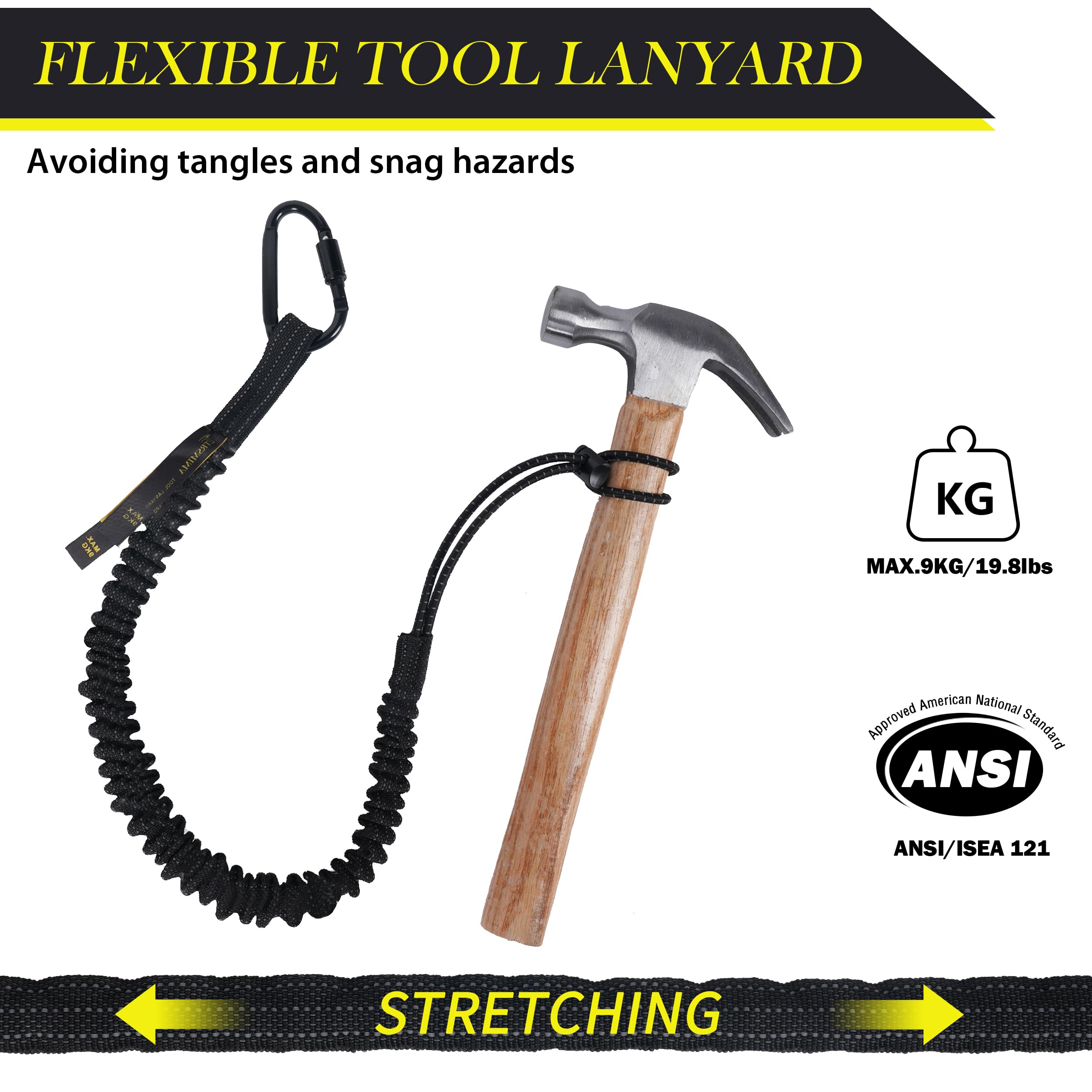 TRSMIMA extended tether length for greater reach