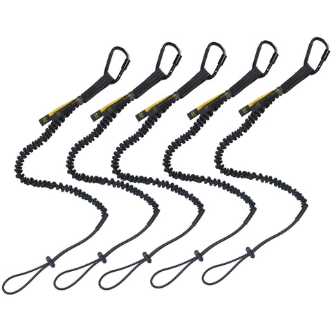TRSMIMA safety tether with screw-lock carabiner secures tools securely