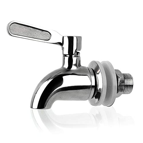 Tru-Steel spigot on a BERKEY system demonstrating a durable, leak-free water flow