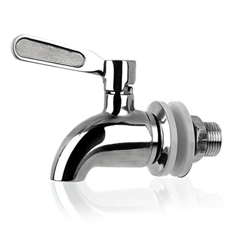 Tru-Steel spigot on a BERKEY system demonstrating a durable, leak-free water flow
