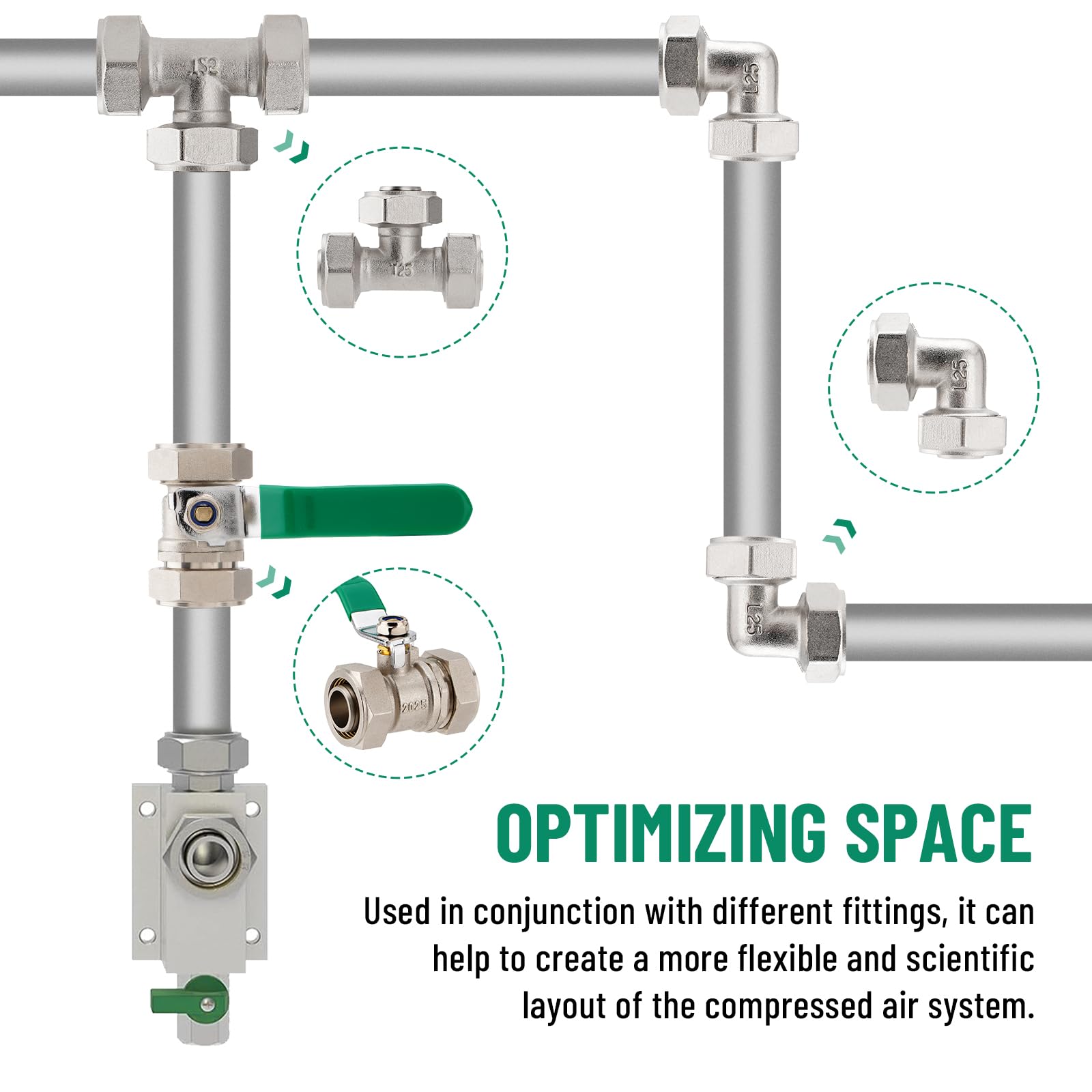 TRUCFUSION pneumatic tools application with M8039 valve