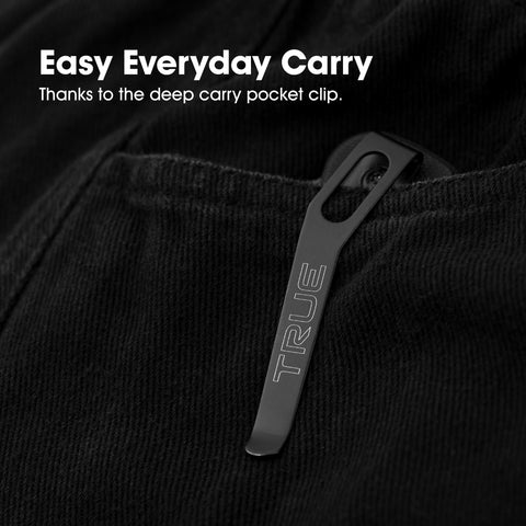 TRUE Ball Bearing Flipper Knife 3-inch blade handles everyday tasks