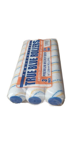 True Blue 3-pack refill roller set ready for fast painting projects