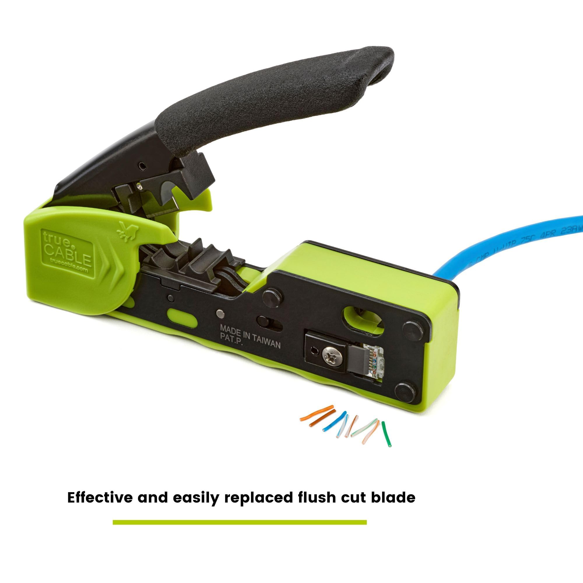 TRUE CABLE ergonomic gun-style lock visible for secure storage