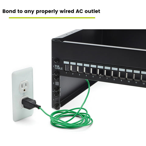 TRUE CABLE NEMA 5-15P plug in standard outlet