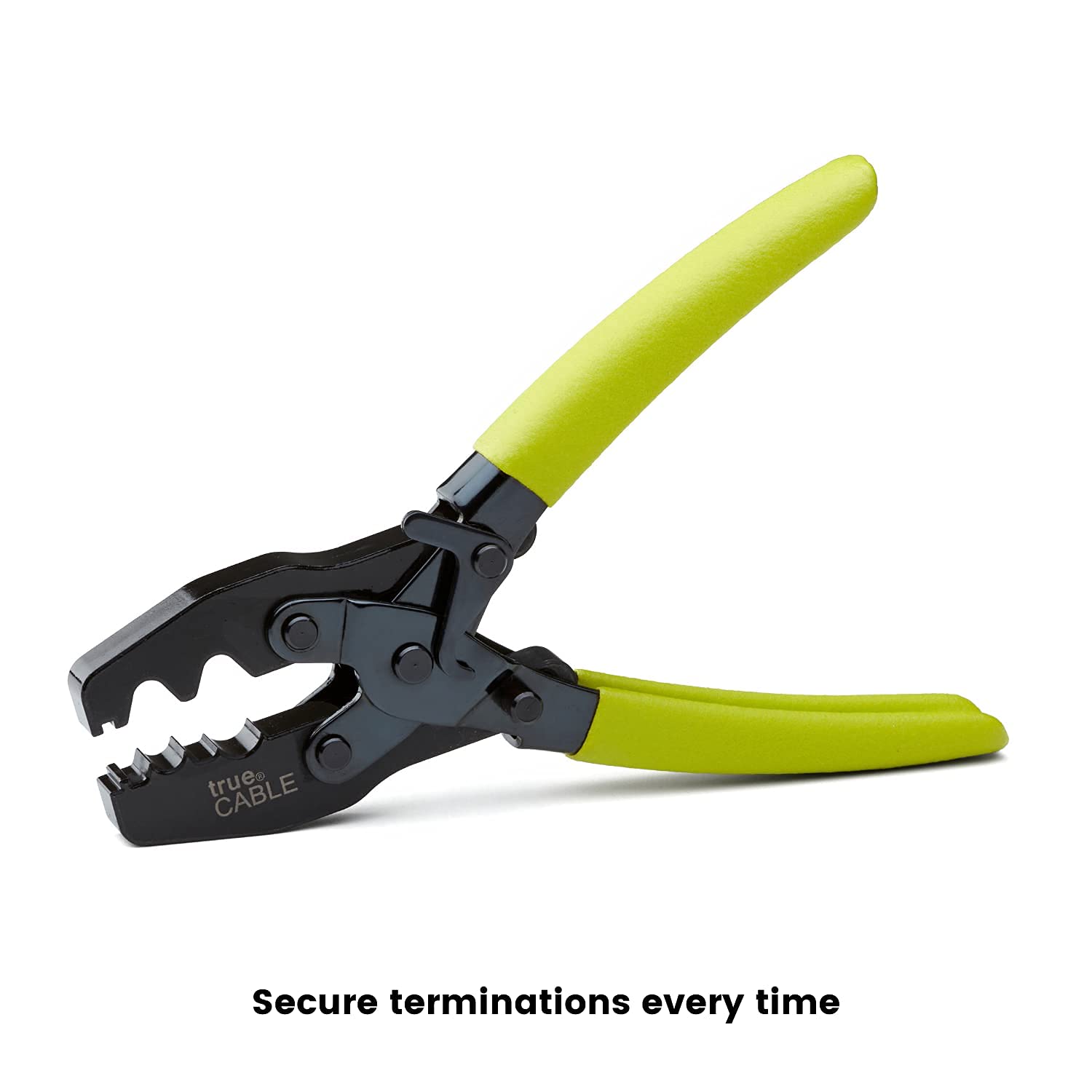 TRUE CABLE non-slip ergonomic handles for comfortable grip