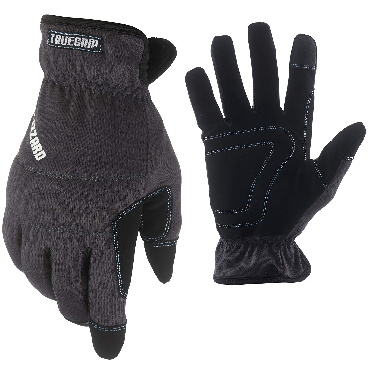 True Grip Blizzard insulated gloves with padded knuckle design for cold job sites
