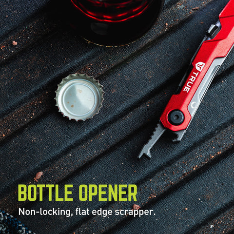 TRUE Titanium Block Multitool quarter-inch driver with bits for quick repairs