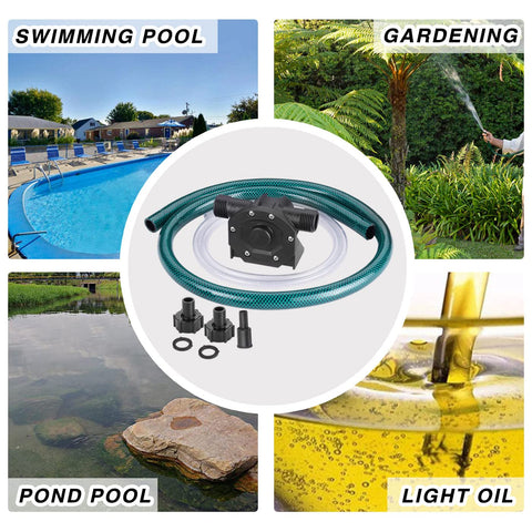 TRUPOW kit transferring water and oil from aquarium to vehicle