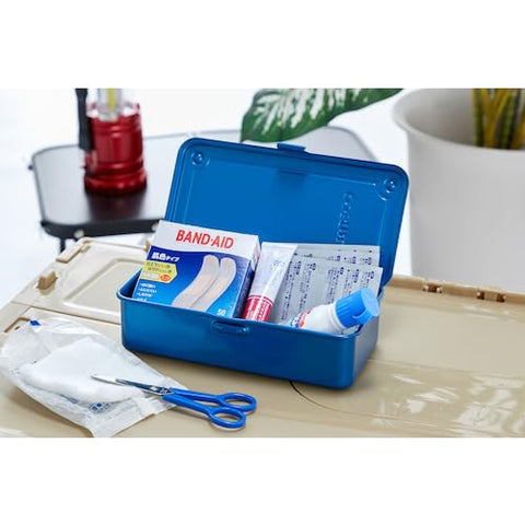 Trusco T-190 trunk box blue compact storage solution