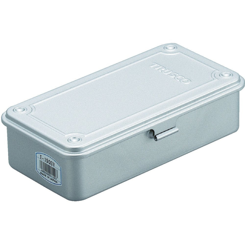 Trusco T-190SV trunk box silver exterior highlights rugged body for tough jobs