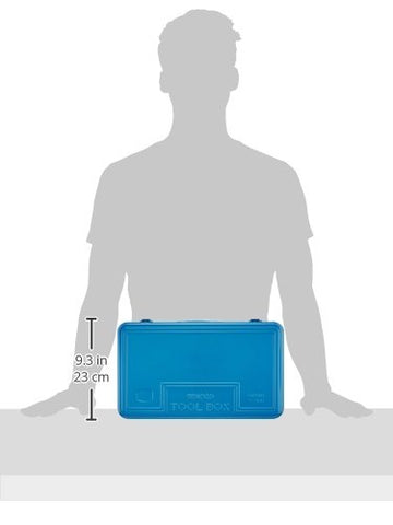 Trusco T-360 blue portable tool box ideal for on-site jobs