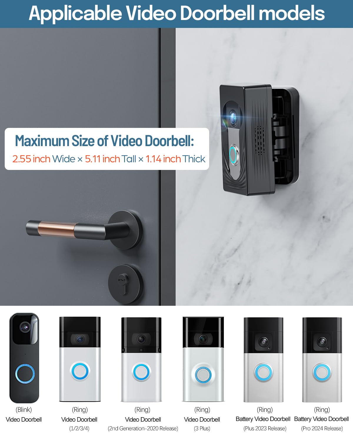 Trushome doorbell compatibility with Ring and Blink for broader model support.