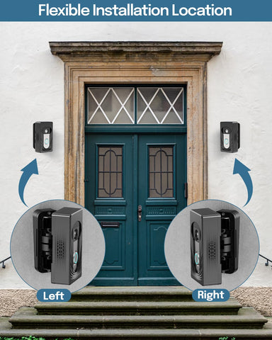 Trushome left-right installation allows flexible mounting on any wall.