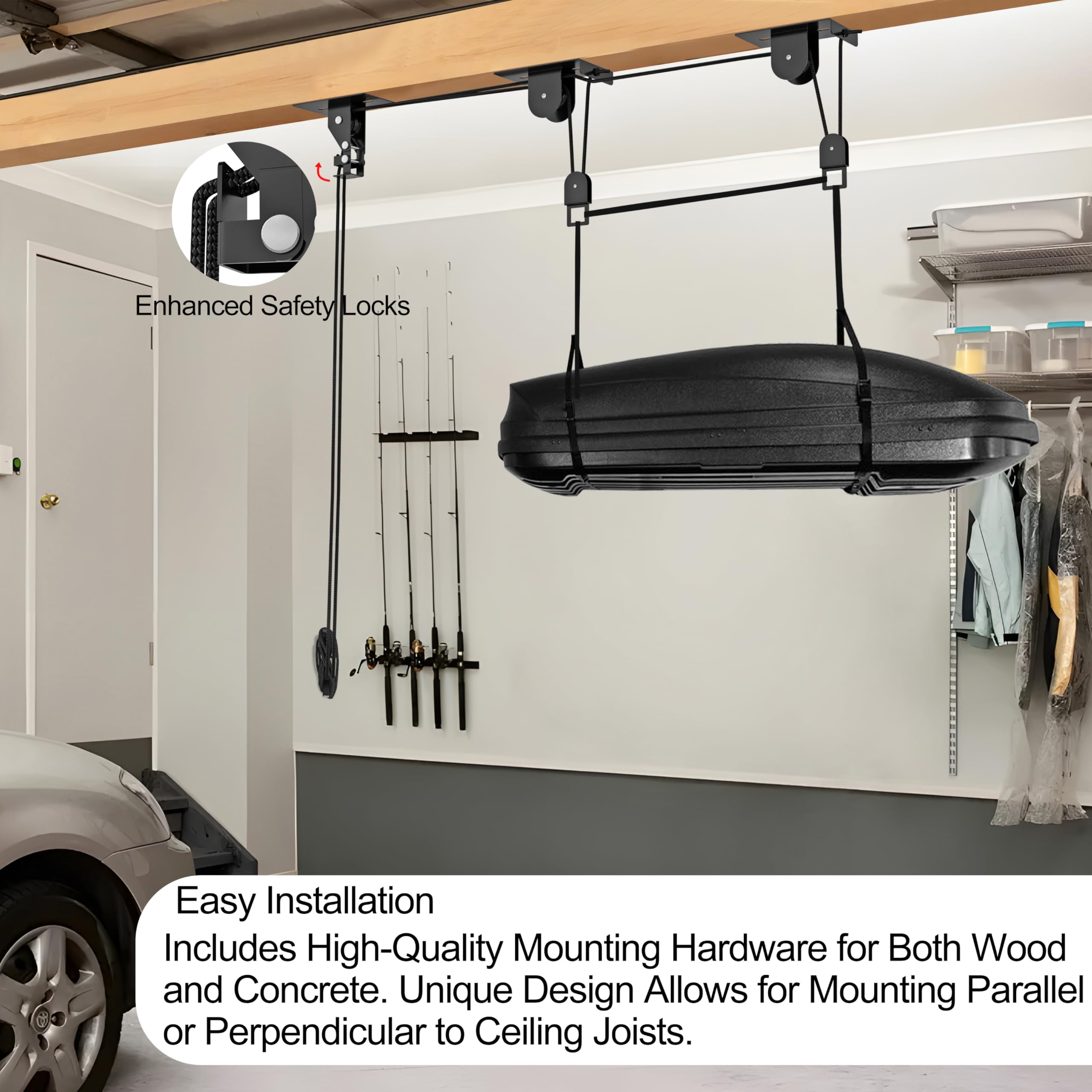 TRUSOON easy ceiling mount installation with minimal tools