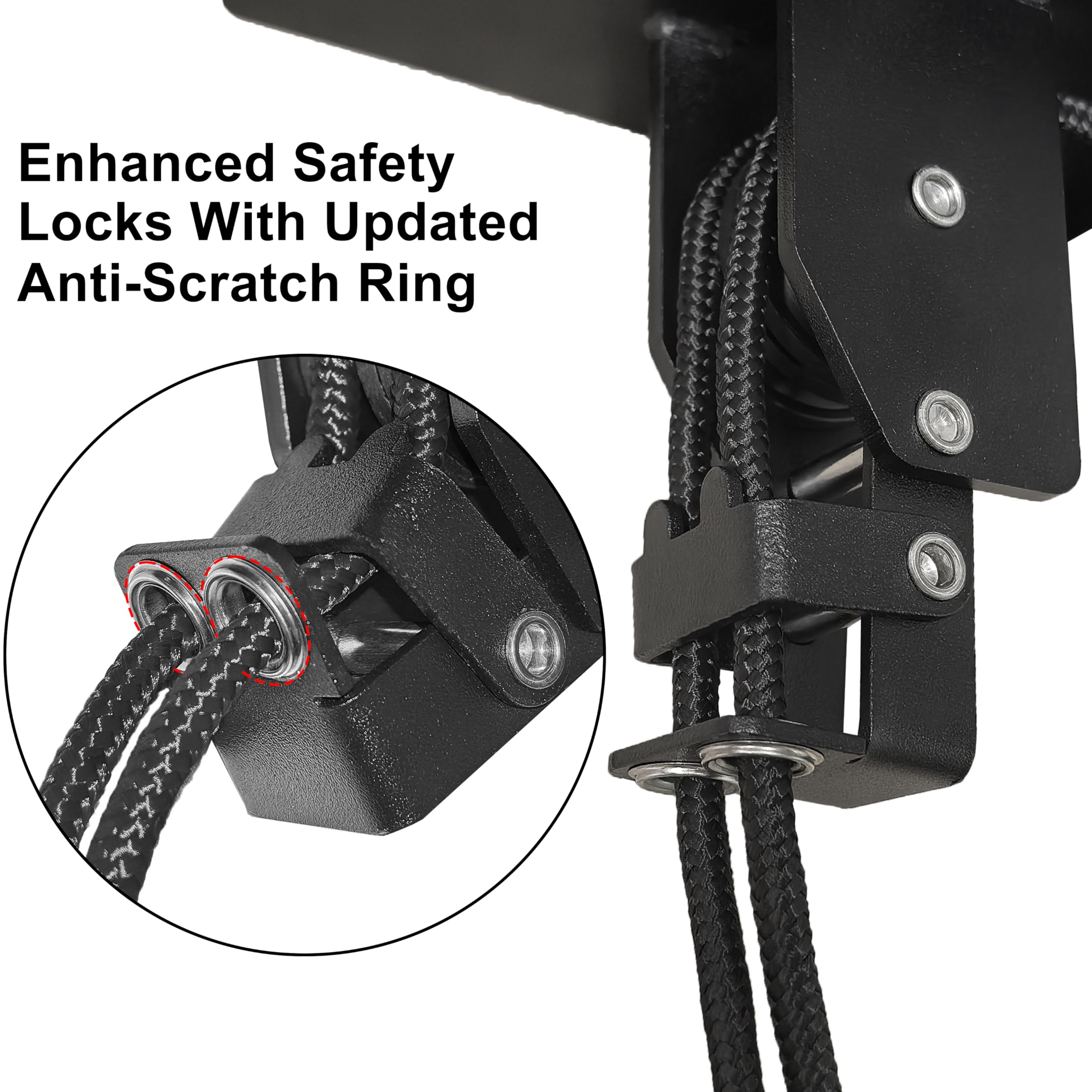 TRUSOON heavy-duty lifting capacity up to 150 pounds in use