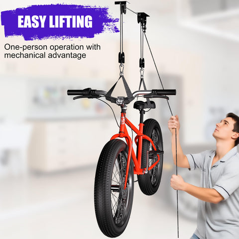 TRUSOON Soft Rubber Pad protects bike finish during lowering.