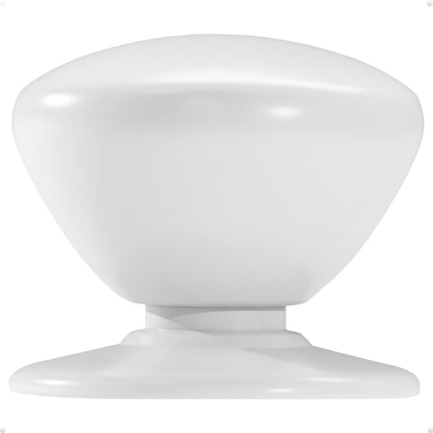 Trust4care 2-pack extra-large bi-fold knob front view shows white finish and dome top for easy grip