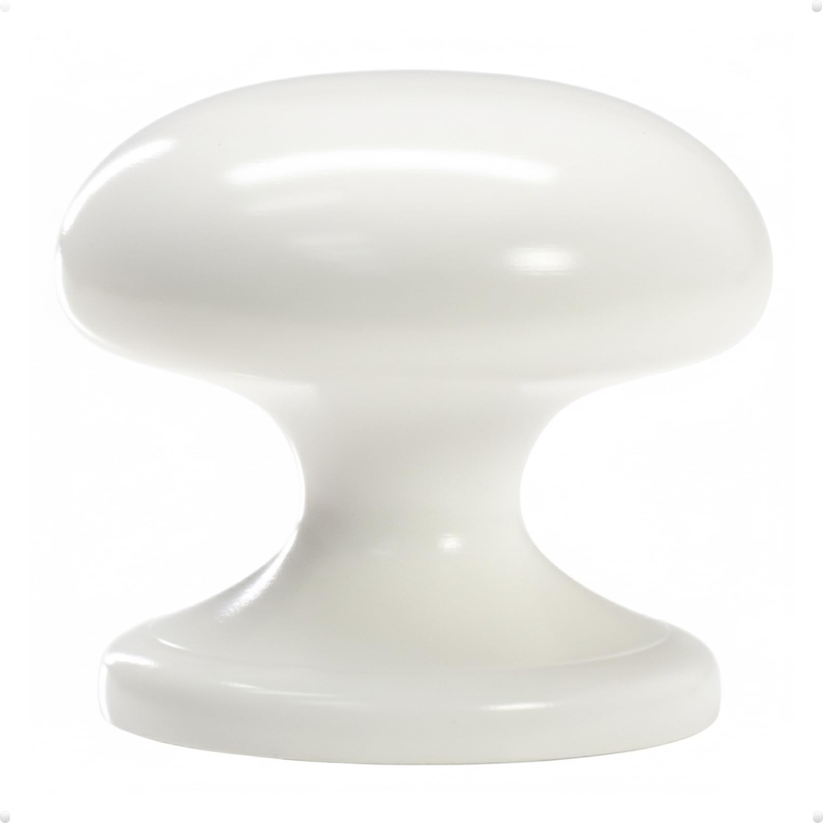 trust4care knob closeup satin white highlights premium finish and smooth edges