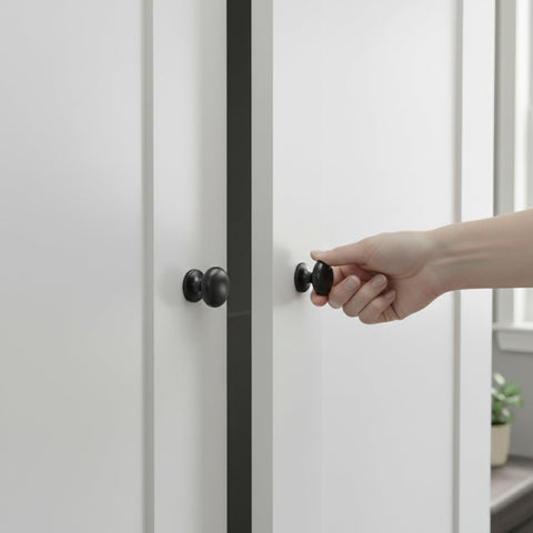 trust4care zinc die-cast construction knob emphasizing durability and long-lasting finish