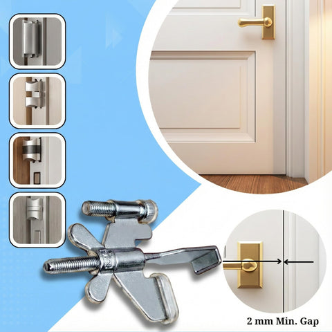 Trustella portable lock in a hotel room setup, quick privacy on demand