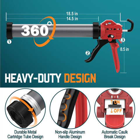 TRUXXON 18 to 1 thrust ratio delivers smooth extrusion.