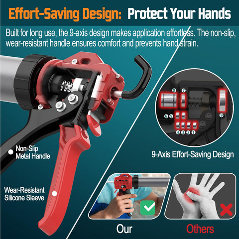 TRUXXON heavy-duty metal body withstands tough job-site use.