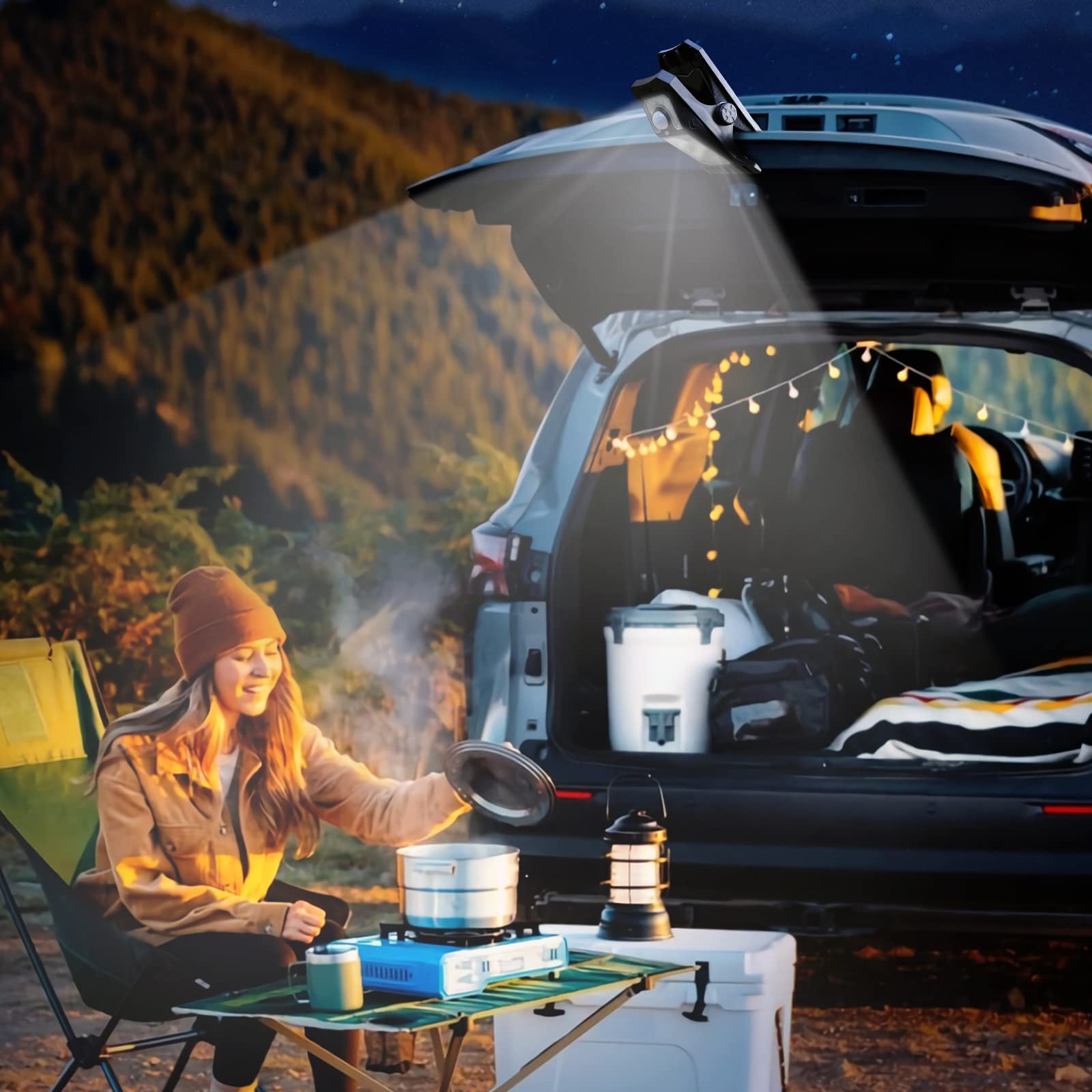 Tryme 800-lumen brightness covers entryways and pathways.