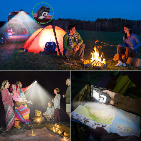 Tryme clip-on light easily attaches to fences, gates, or camping setups.