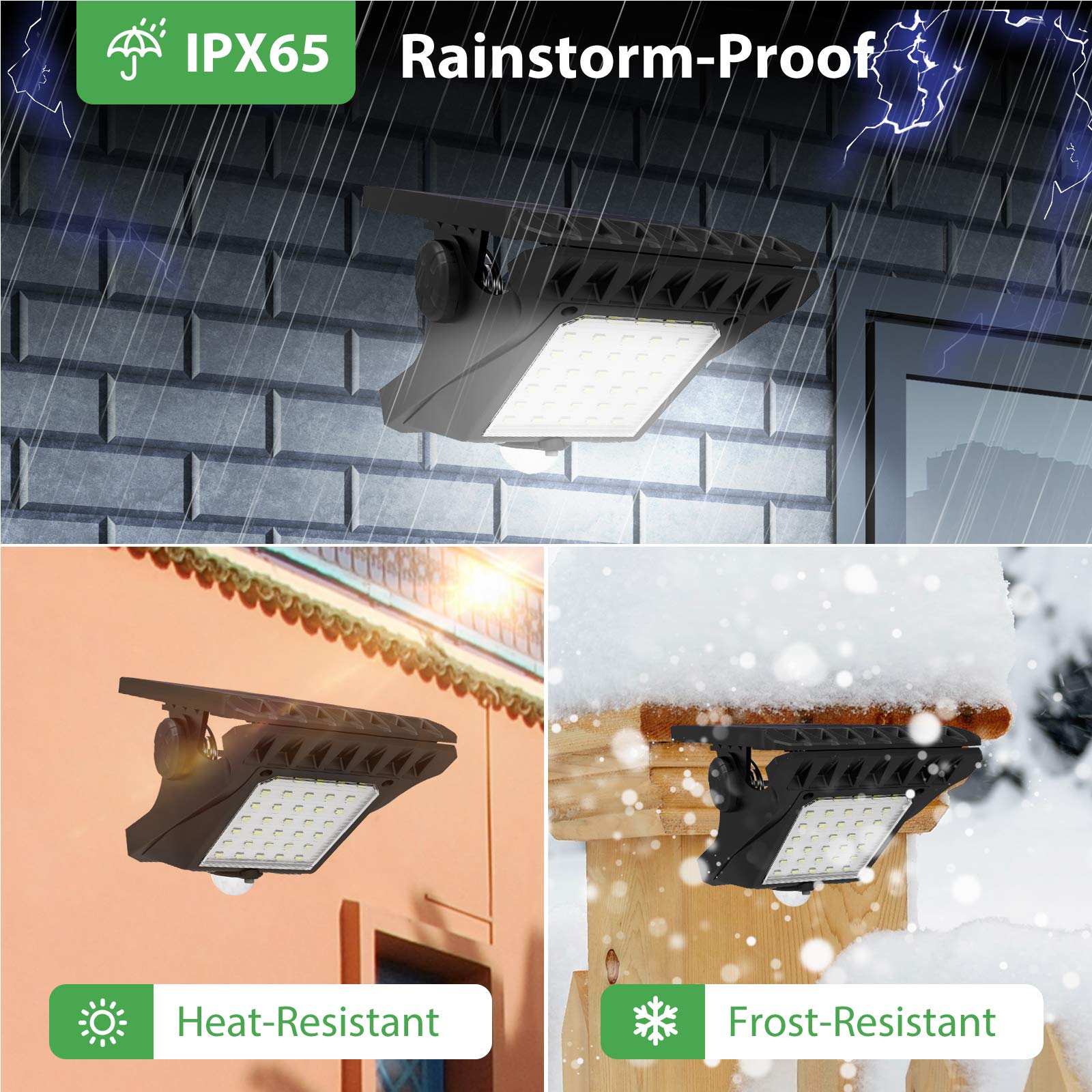 Tryme light with screws provides secure, long-term mounting.