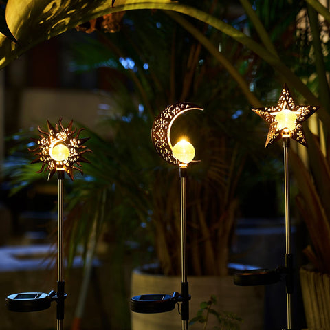 Tryme solar garden pathway moon light guides walkways with soft glow