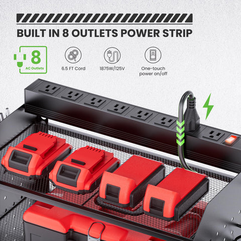 TRZZ drill holders keep cordless tools secure for quick access.