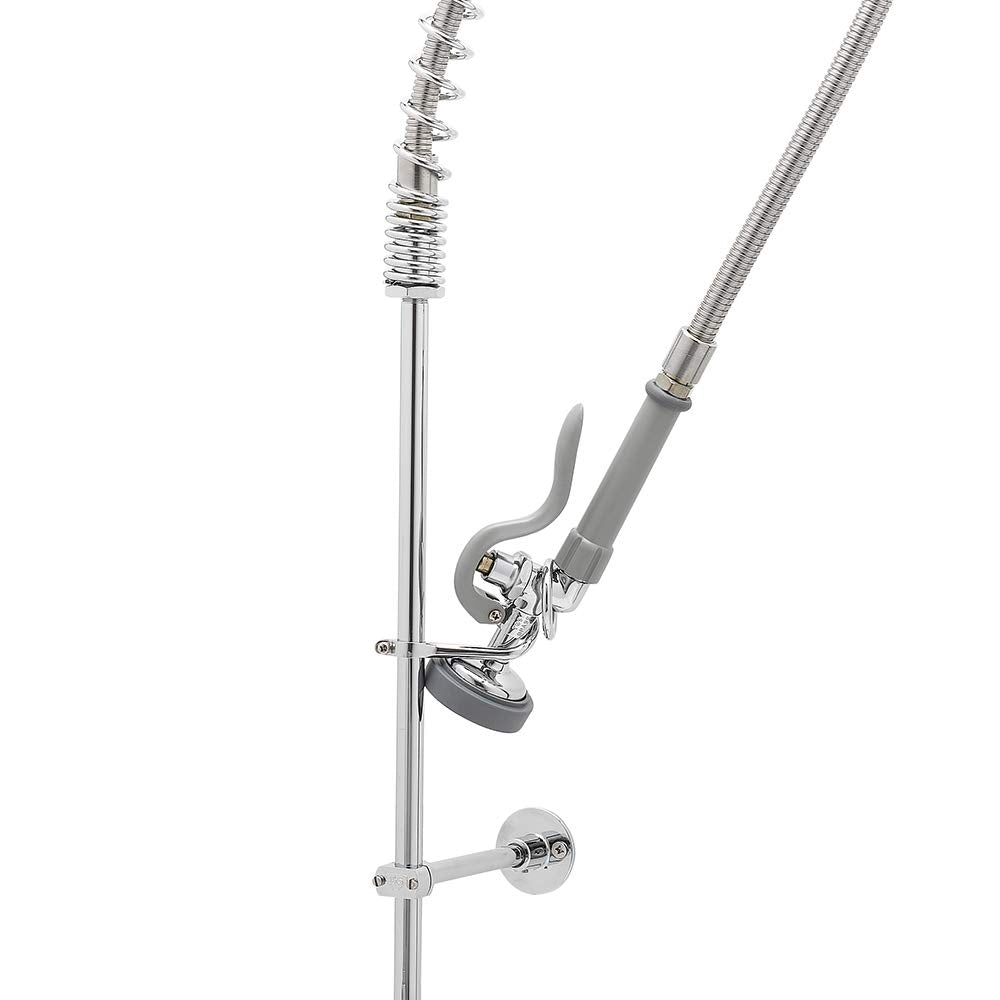 T&S Brass B-0107 assembly in a commercial kitchen, ready for high-demand operations.