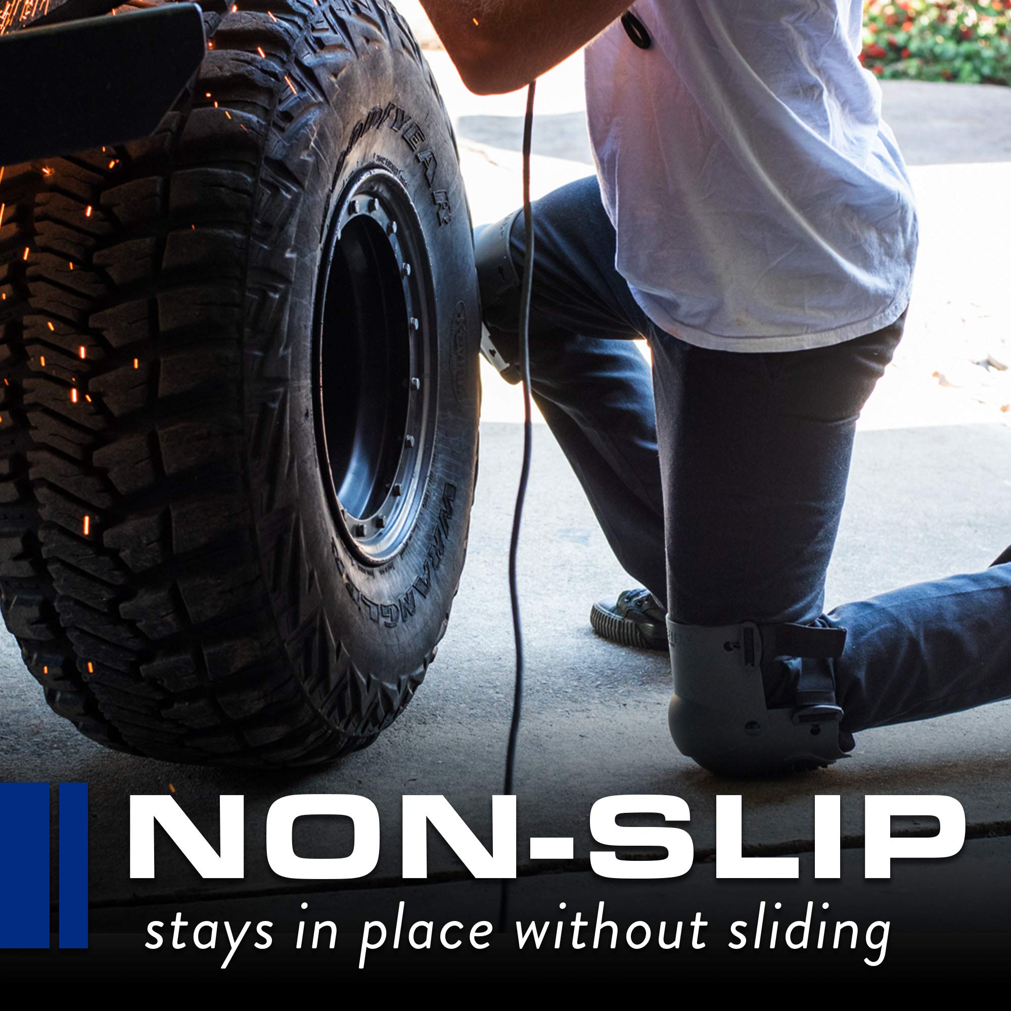 TSE Safety TSE-TFLX-4-16 adjustable strap system ensures secure fit.