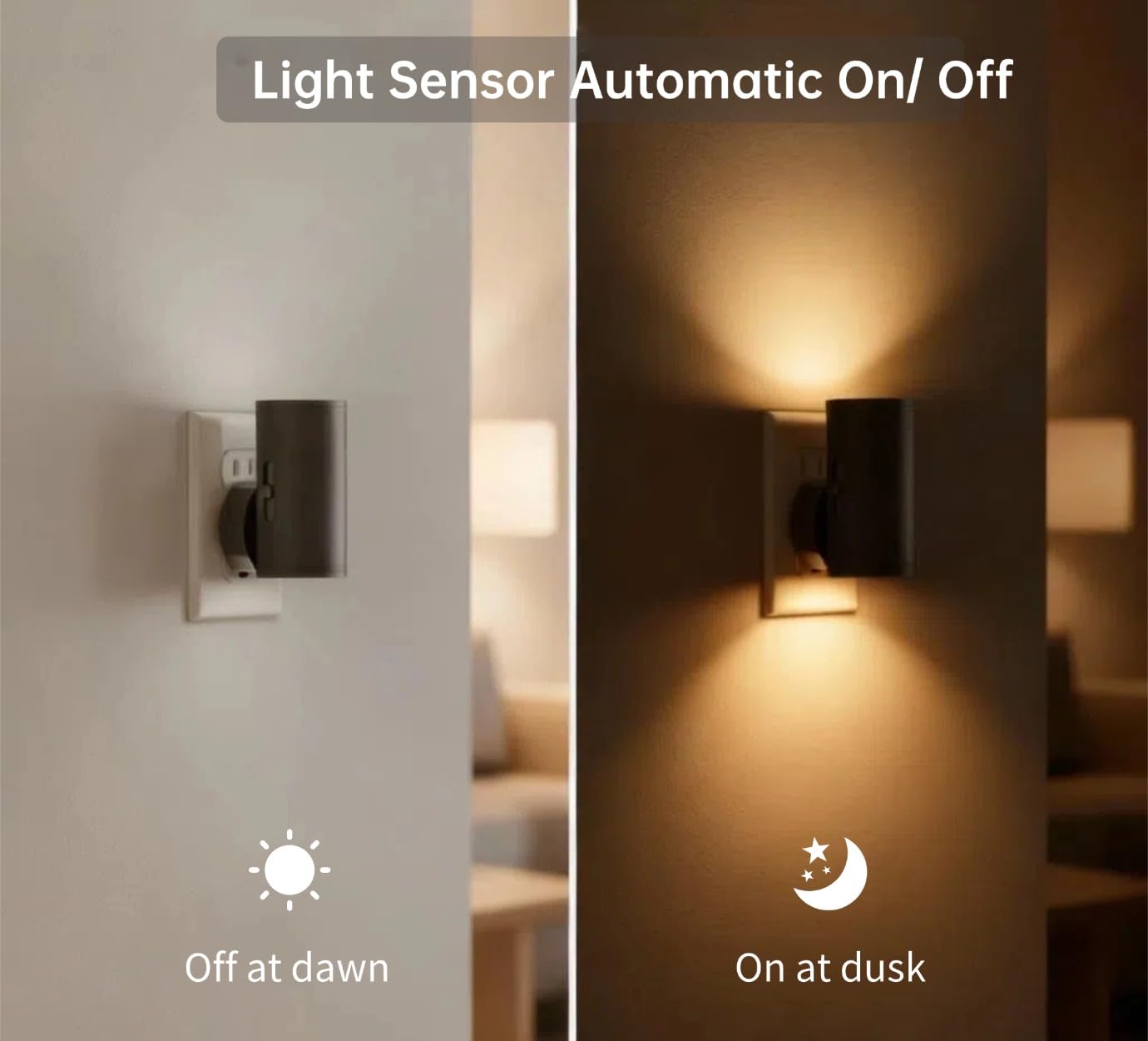 TSEXES adjustable brightness night light adapts to stairs and bedrooms