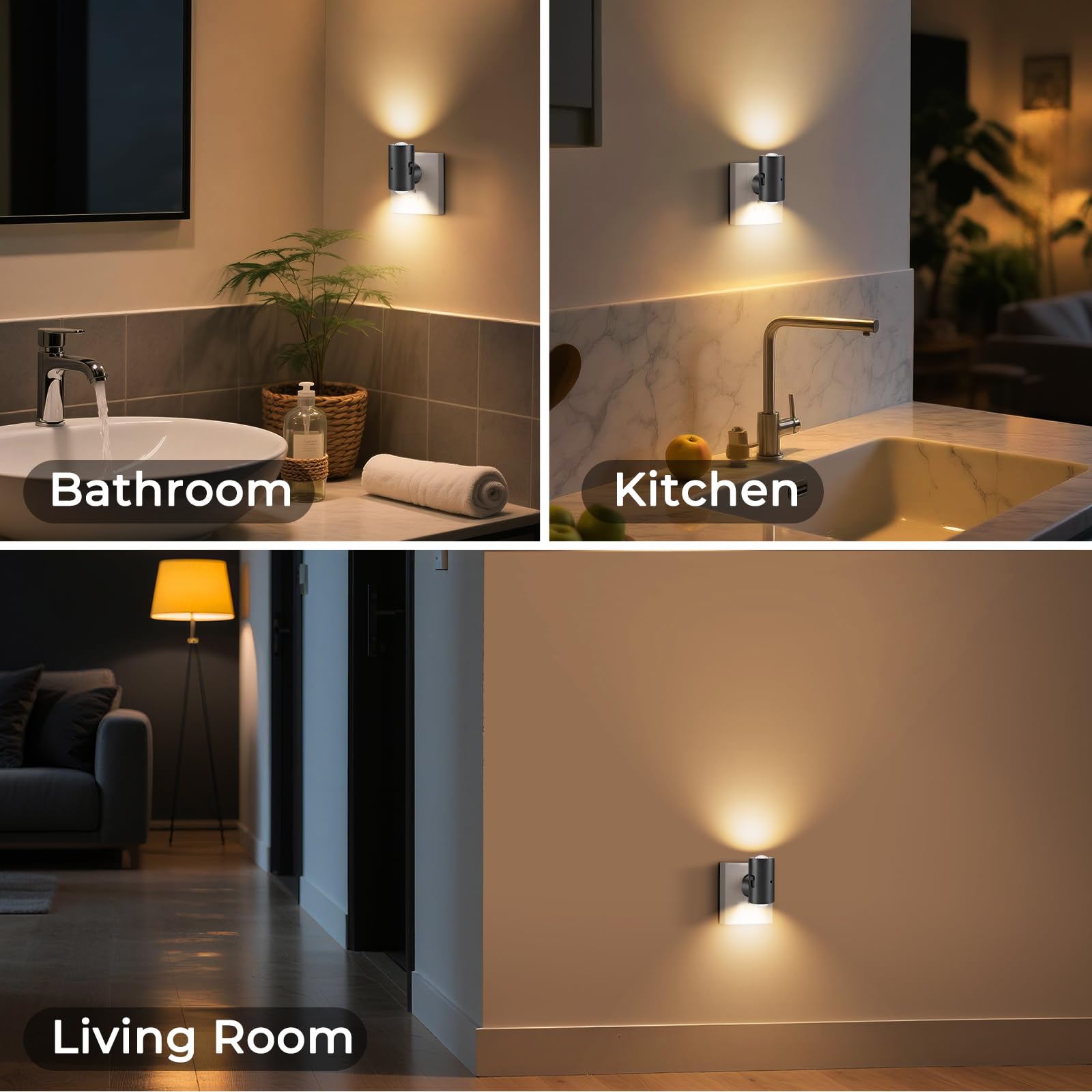 TSEXES night light with adjustable brightness up to 200 lumens.