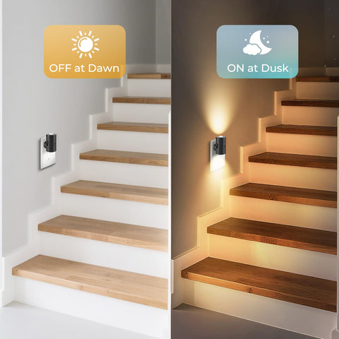 TSEXES LED night light for hallway guides late-night steps with soft illumination.