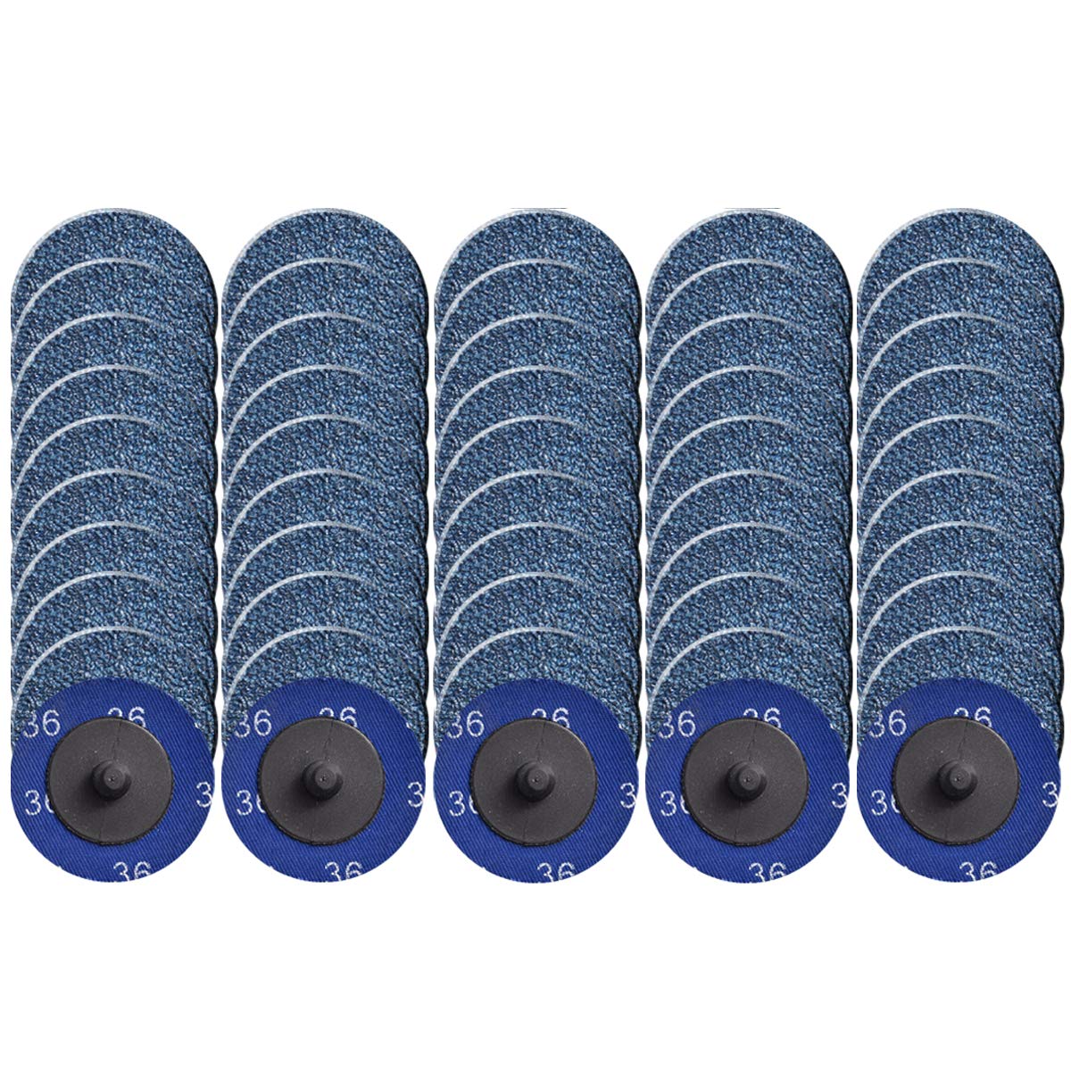 Tshya quick-change 2in zirconia roll-lock disc for fast metal grinding