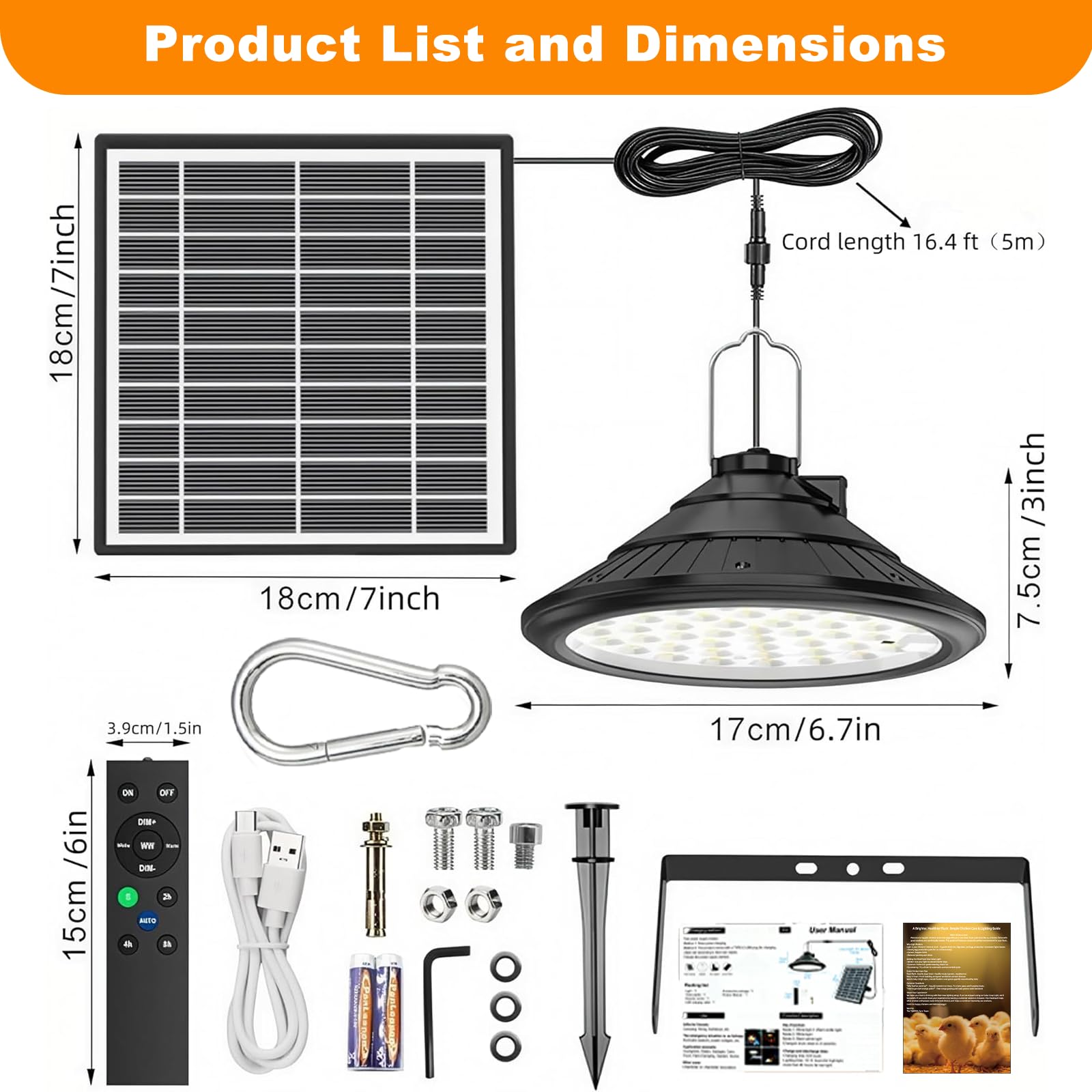 TSJKPAYL remote timer feature allows dusk-to-dawn scheduling.