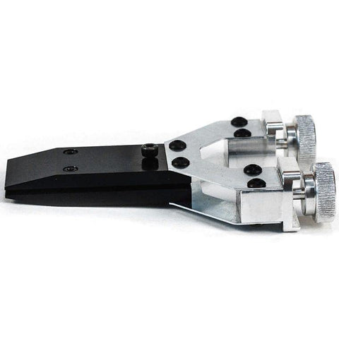 TSPROF clamp demonstrates compatibility with K03, Kadet, and Pioneer sharpeners.